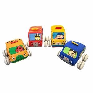 Melissa & Doug K's Kids Pull-Back Vehicles Toy - Set of 4